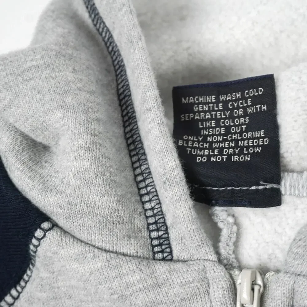 The Children's Place One-Piece Fleece Hooded Rocket Ship Coverall Gray Baby 18m‎